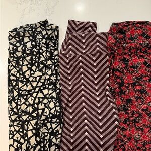 LuLaRoe THREE pairs